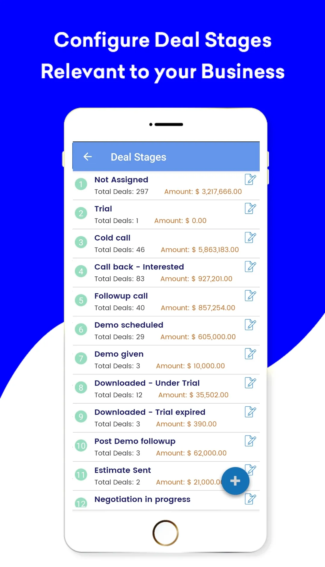 One Dollar CRM Mobile App | Indus Appstore | Screenshot