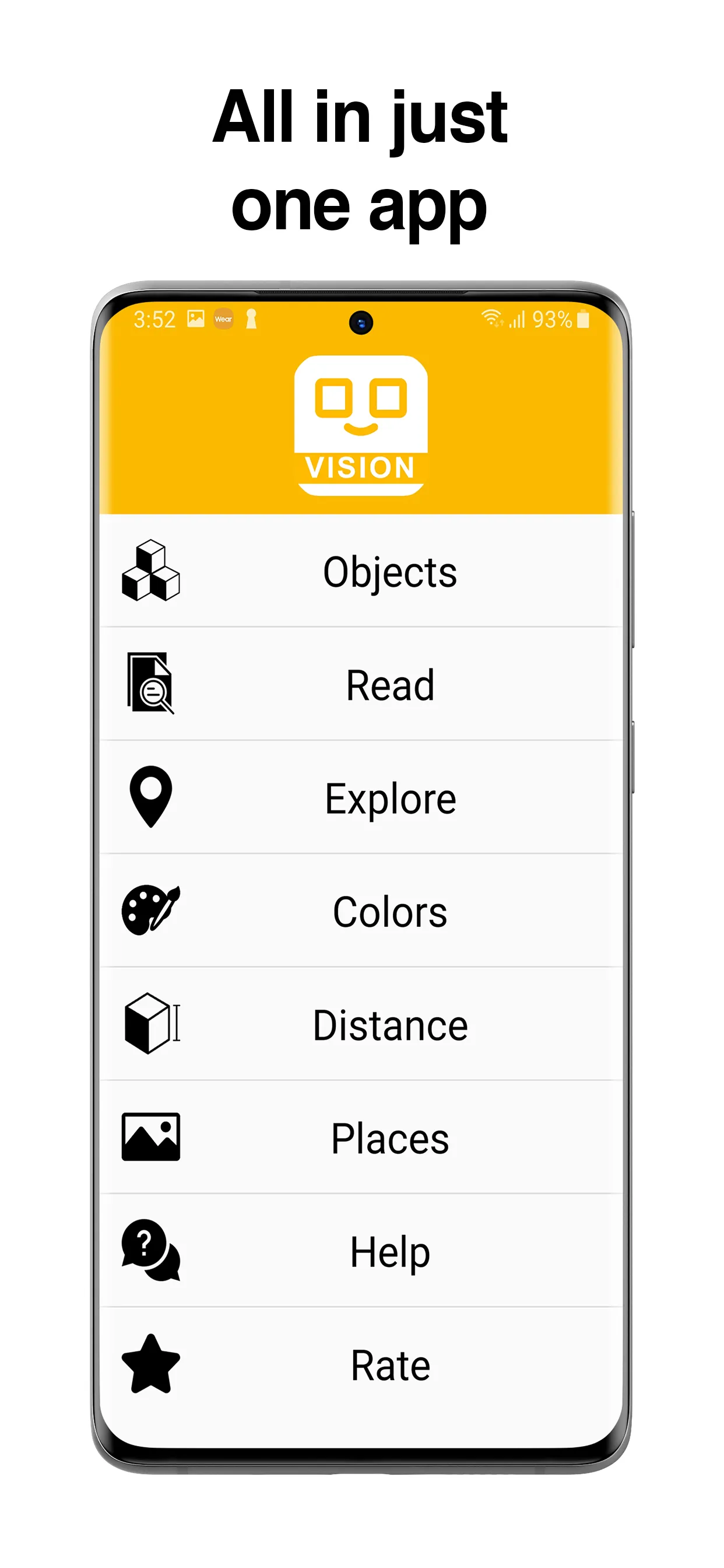 Vision: for blind people | Indus Appstore | Screenshot