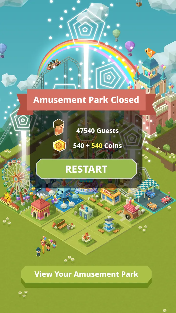 Merge Tycoon: 2048 Theme Park | Indus Appstore | Screenshot