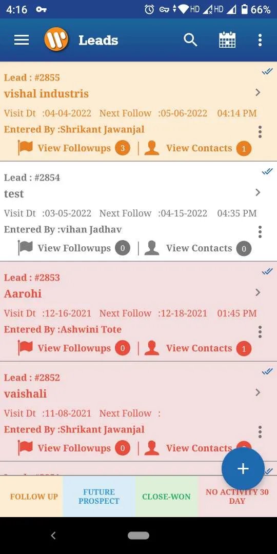 Whiz Sales crm | Indus Appstore | Screenshot