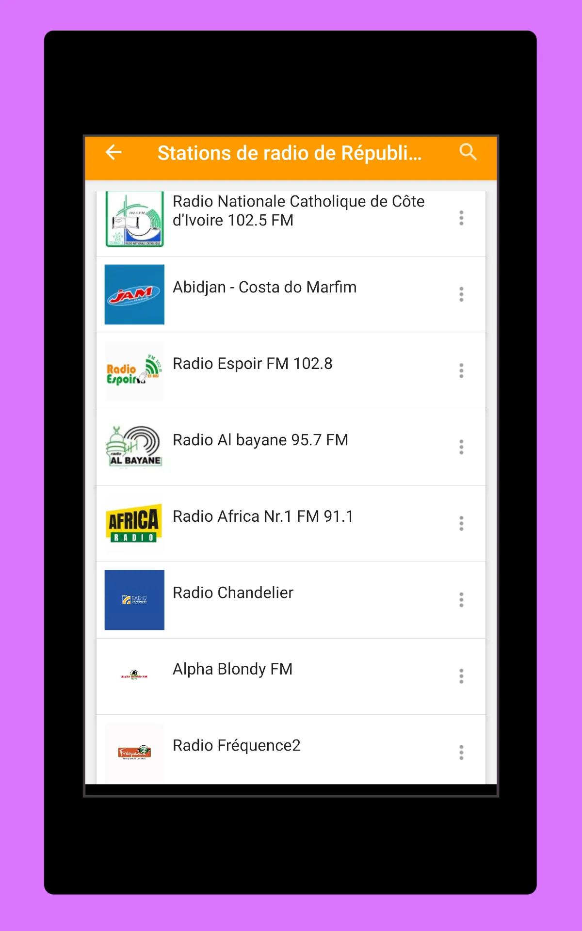 Radio Ivory Coast + Radio FM | Indus Appstore | Screenshot