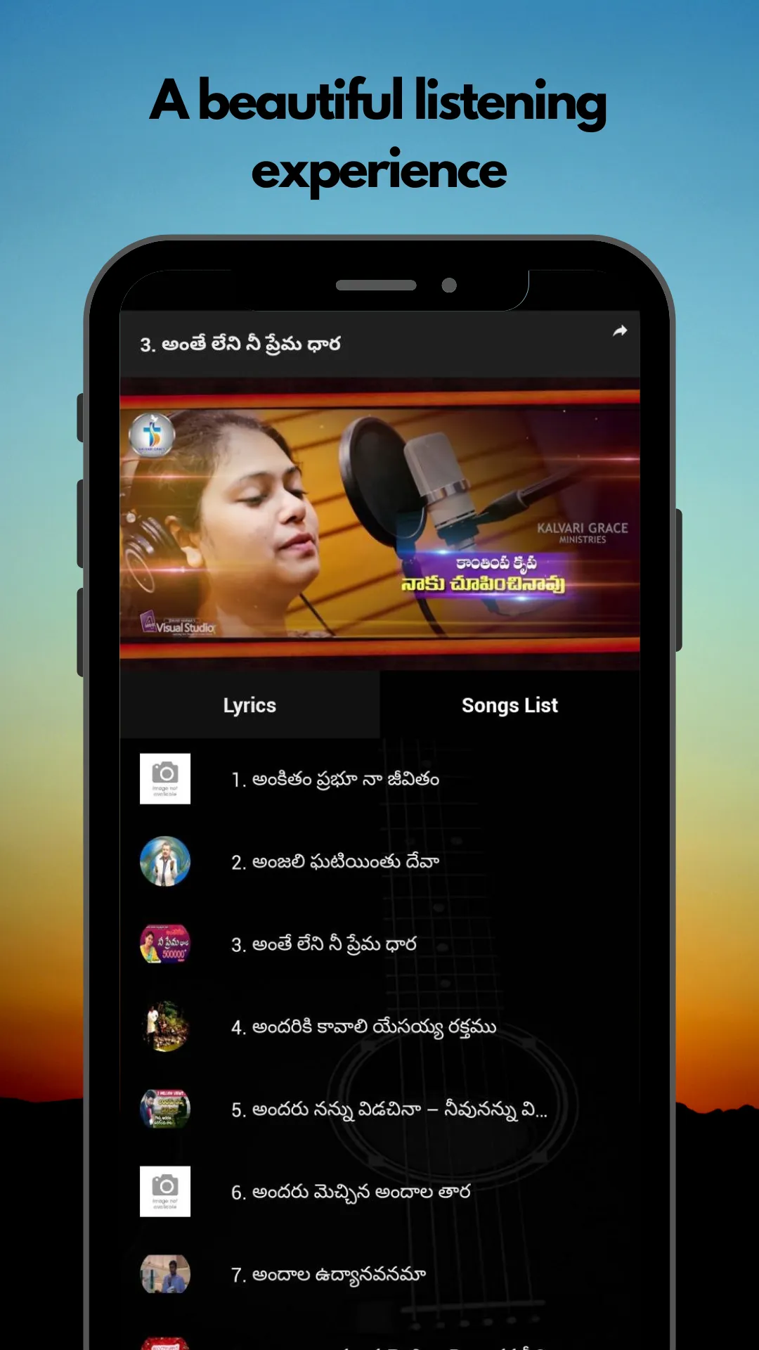 Telugu Christian Songs | Indus Appstore | Screenshot