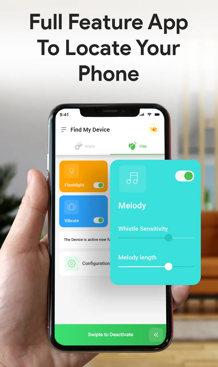 Find my phone by Whistle, Clap | Indus Appstore | Screenshot