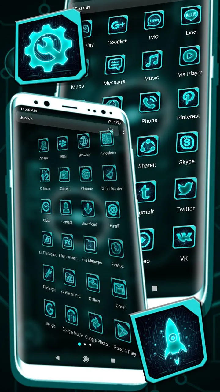 Technology Launcher Theme | Indus Appstore | Screenshot