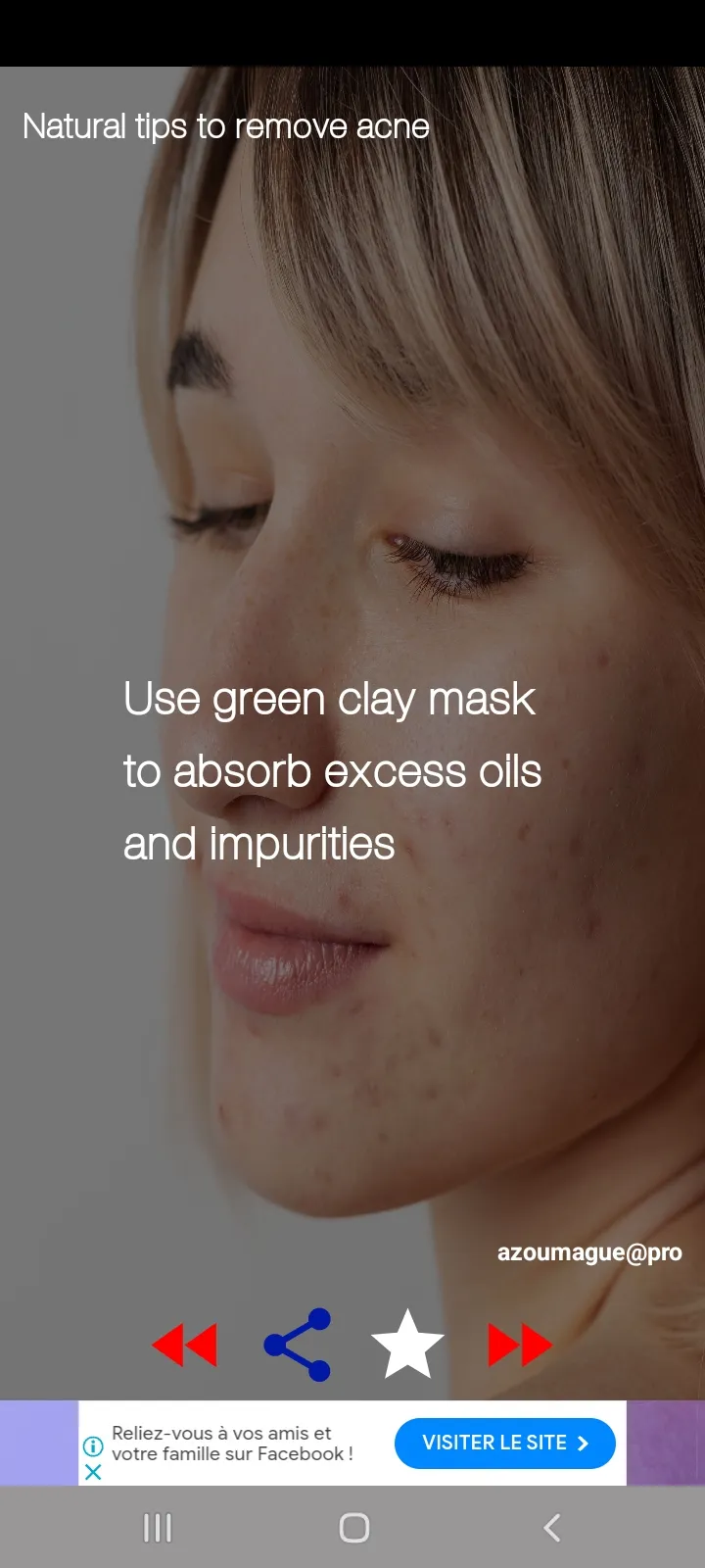 Acne Removal Tips Natural | Indus Appstore | Screenshot