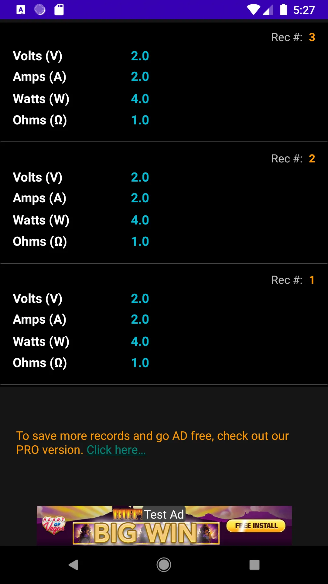 Volt Amp Watt Calculator | Indus Appstore | Screenshot