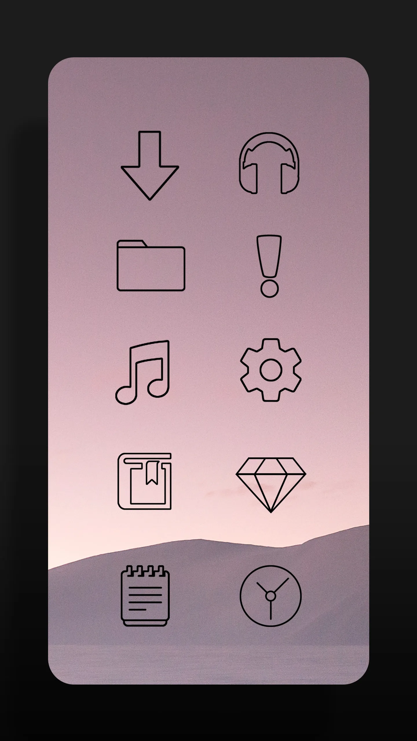 Lines Dark - Icon Pack | Indus Appstore | Screenshot