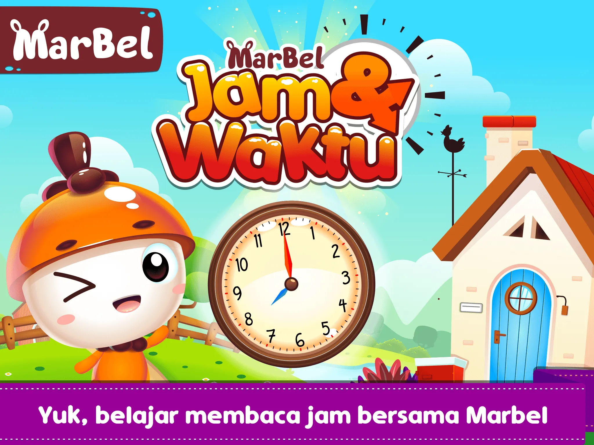 Marbel Belajar Jam & Waktu | Indus Appstore | Screenshot