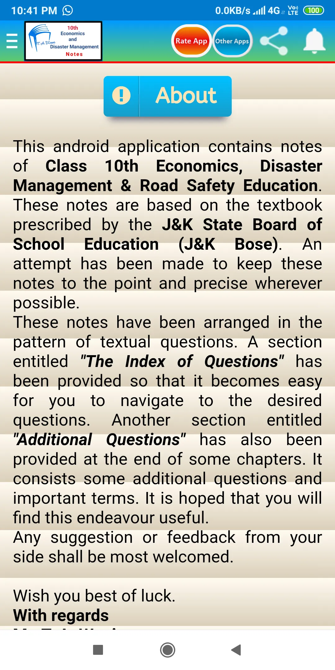 10th Economics & Disaster Mgmt | Indus Appstore | Screenshot