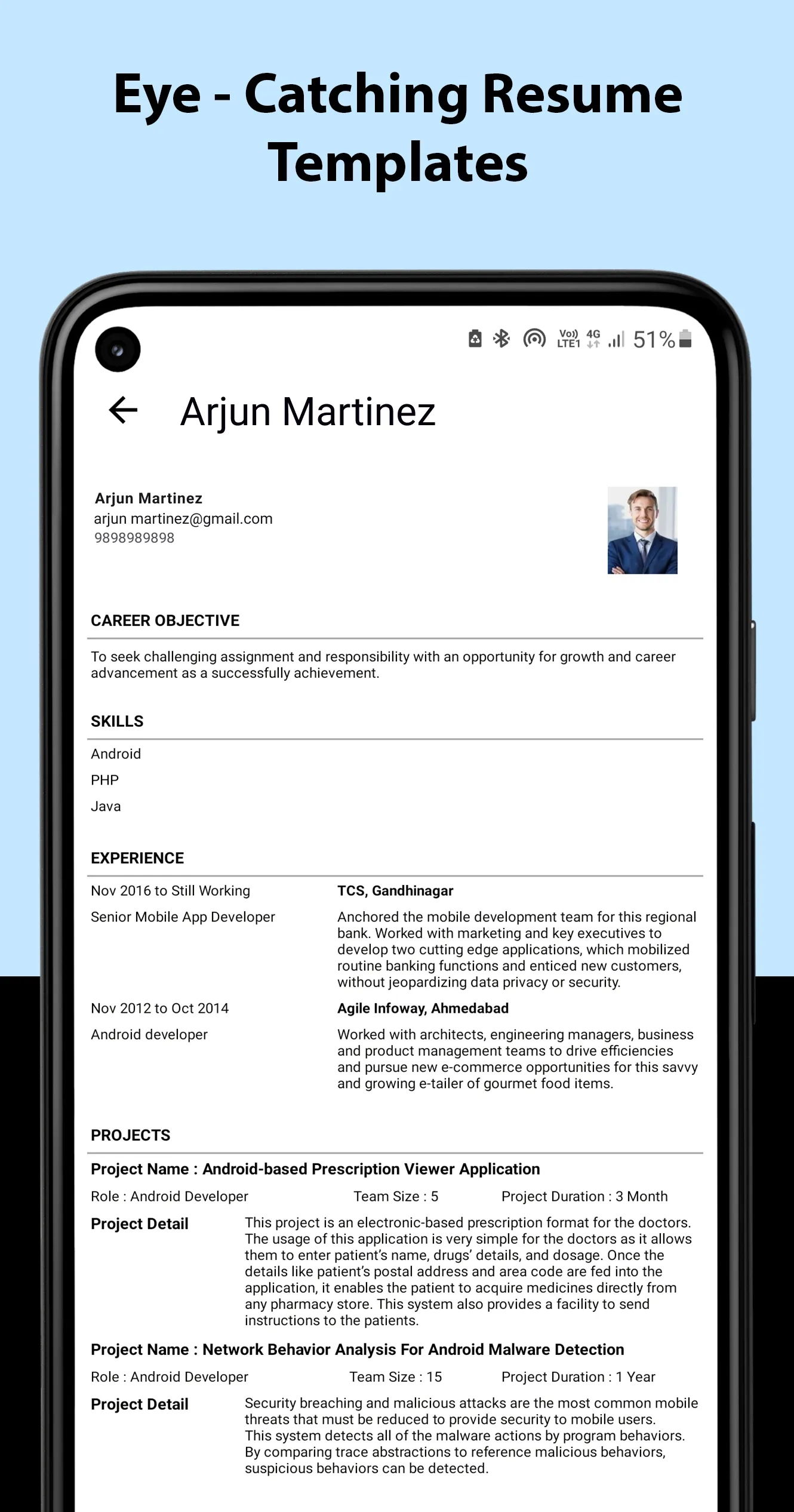Resume Builder - CV Maker | Indus Appstore | Screenshot