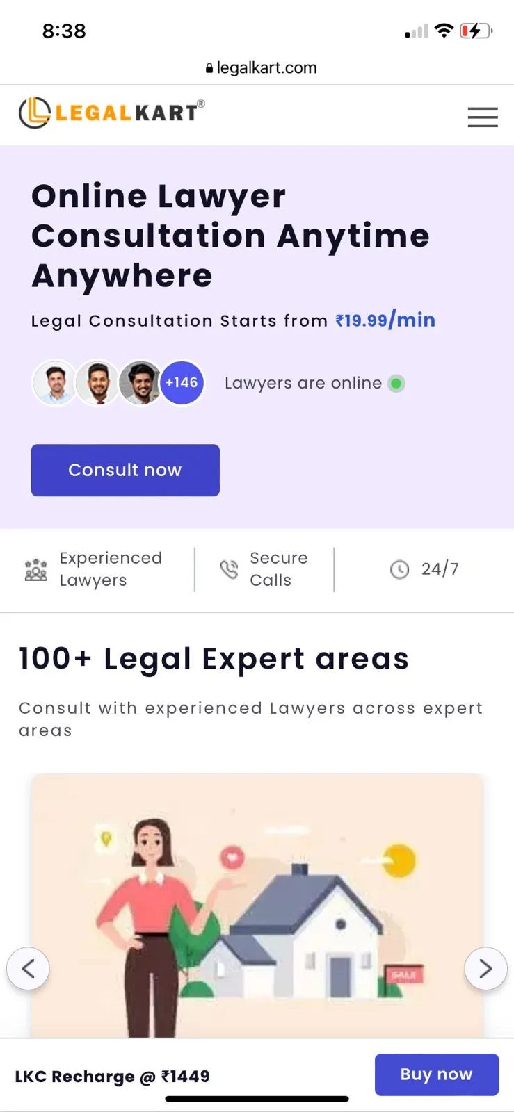 LegalKart - Your Legal Advisor | Indus Appstore | Screenshot