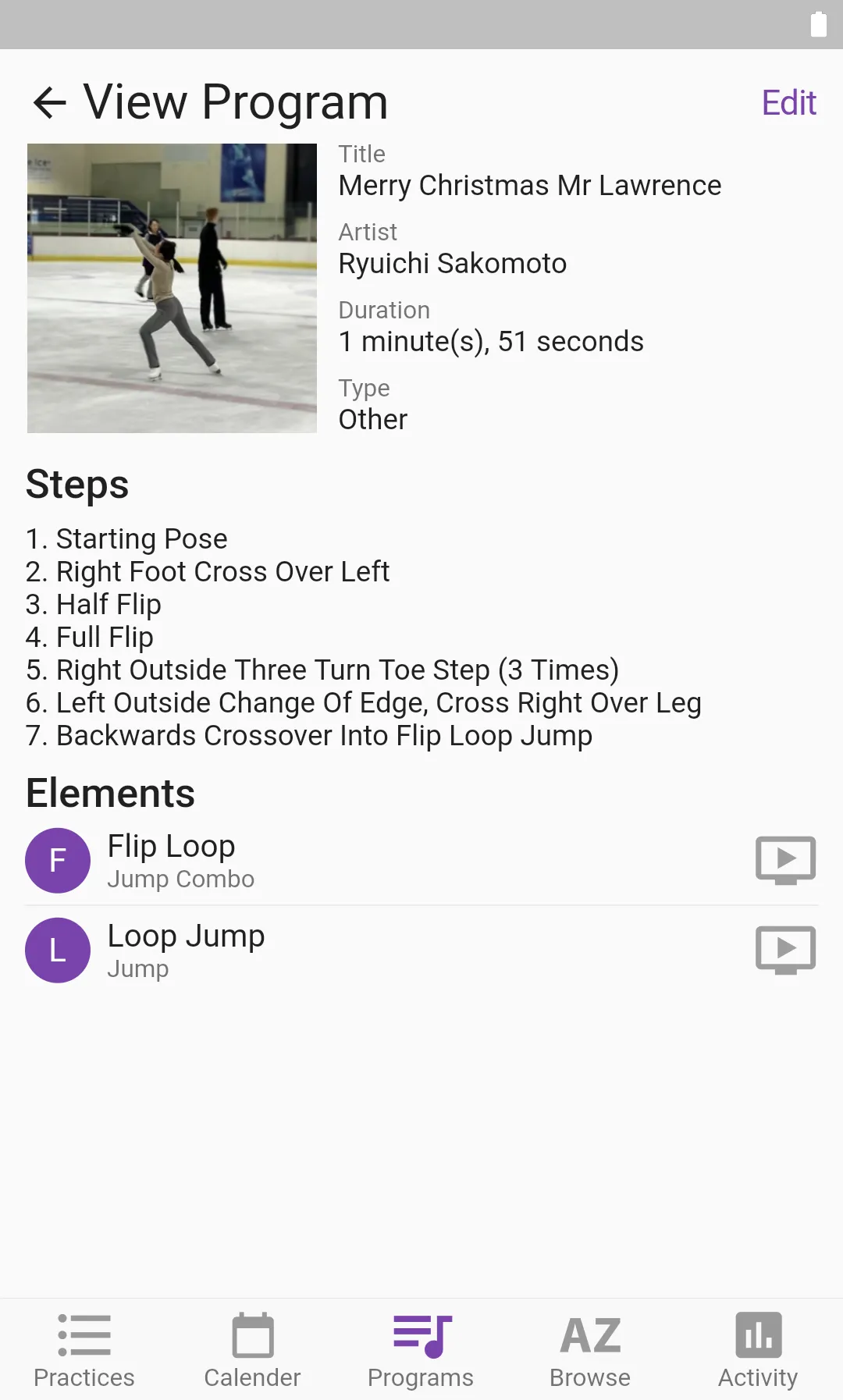 IceDiary - FigureSkating Diary | Indus Appstore | Screenshot