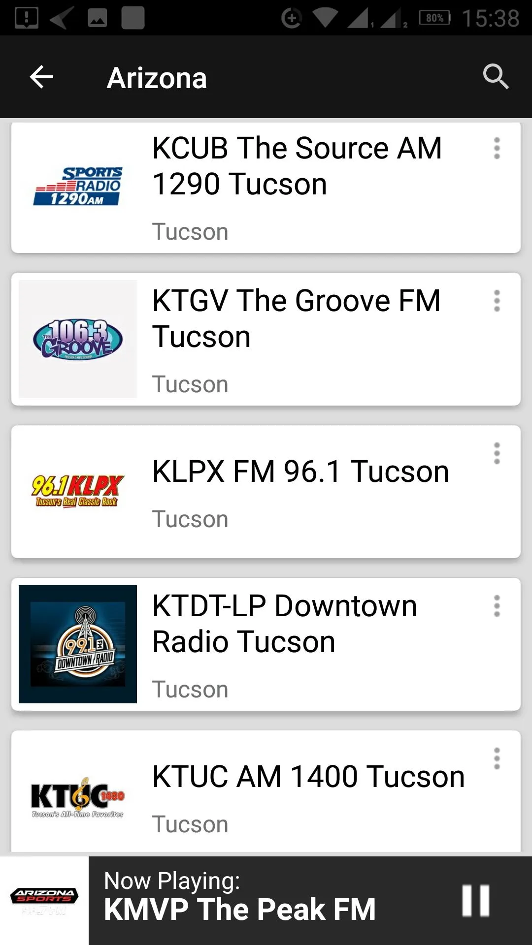 Arizona Radio Stations - USA | Indus Appstore | Screenshot