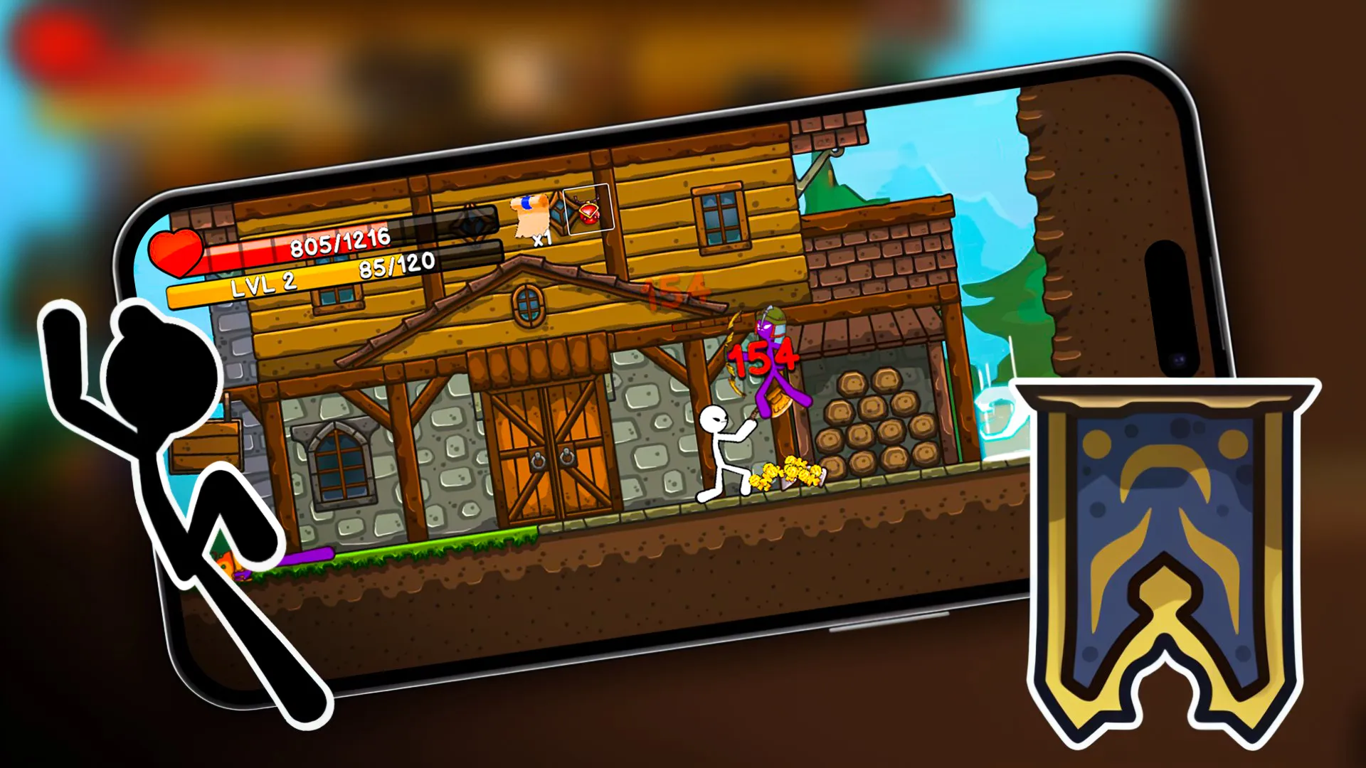 Stickman Archero Fight Game | Indus Appstore | Screenshot