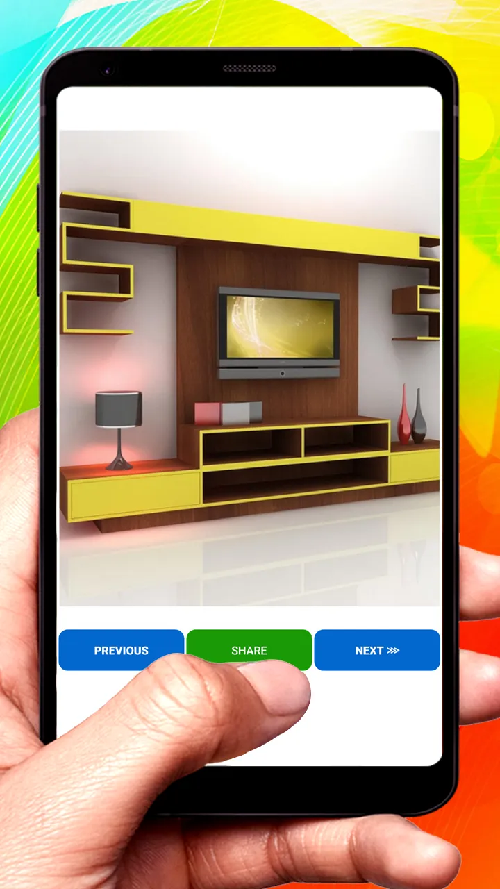 Modern TV Shelves Design | Indus Appstore | Screenshot