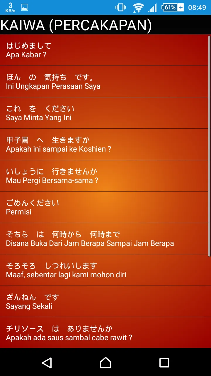 Modul Interaktif Bahasa Jepang | Indus Appstore | Screenshot