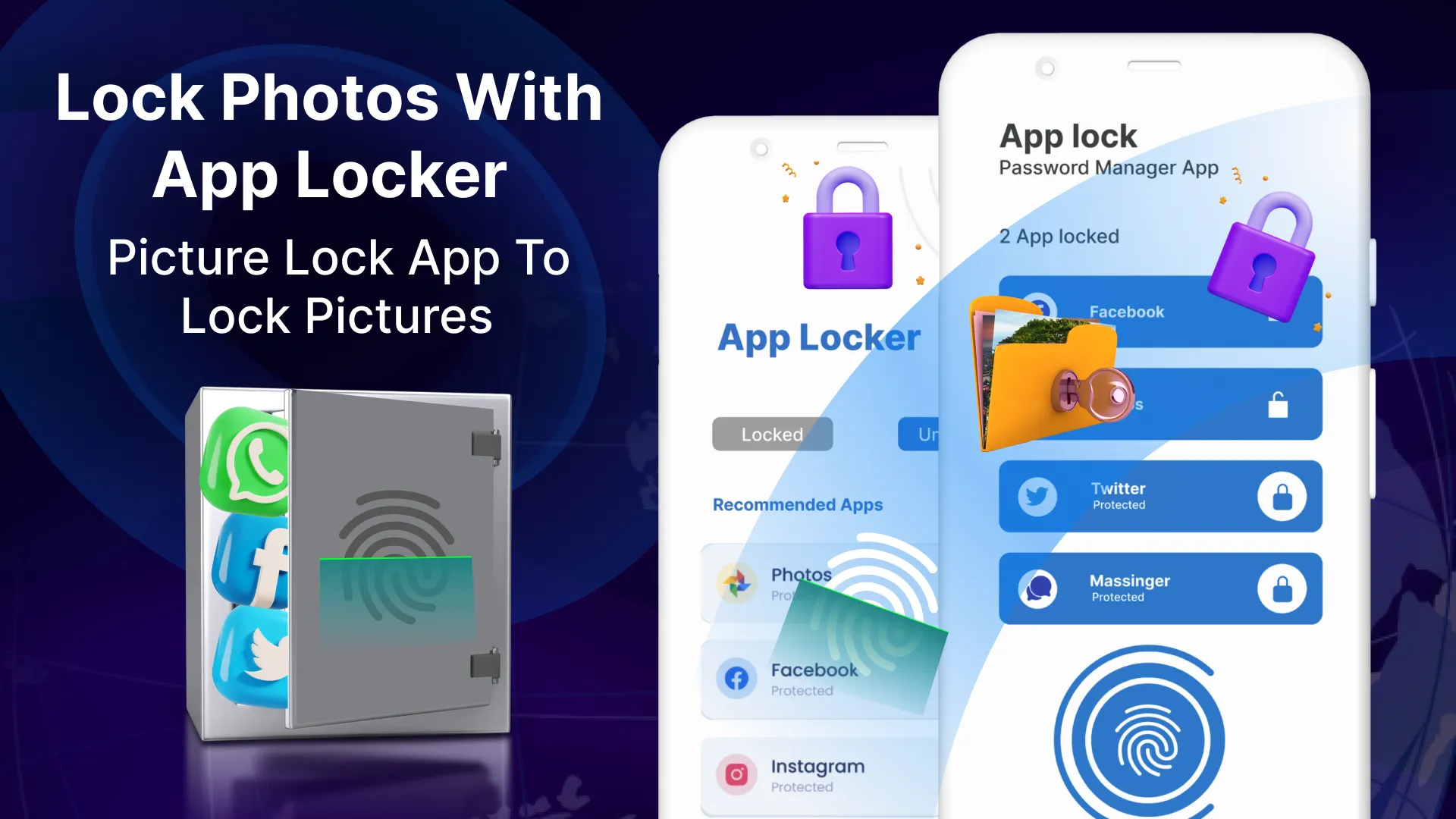 App Lock fingerprint & Pattern | Indus Appstore | Screenshot