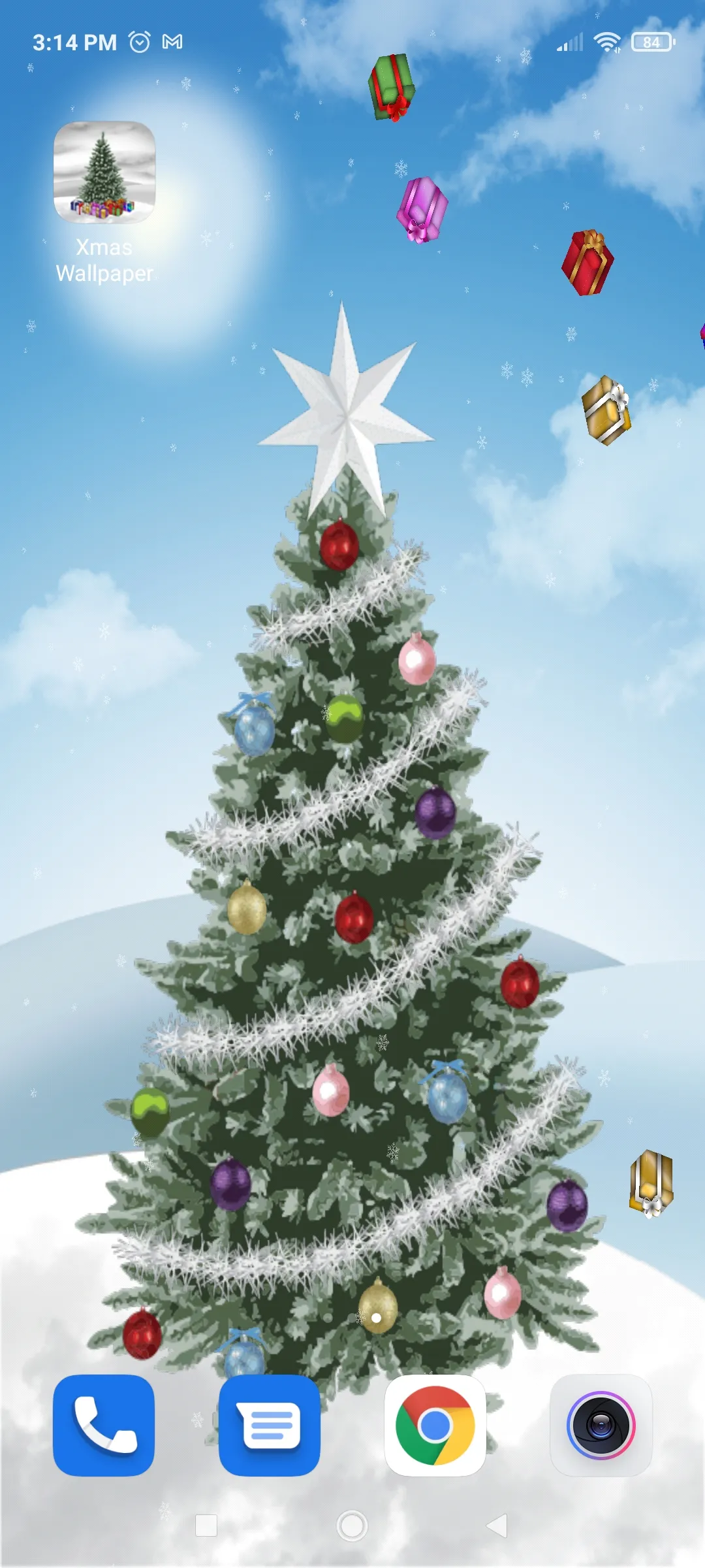 Christmas Tree Live Wallpaper | Indus Appstore | Screenshot