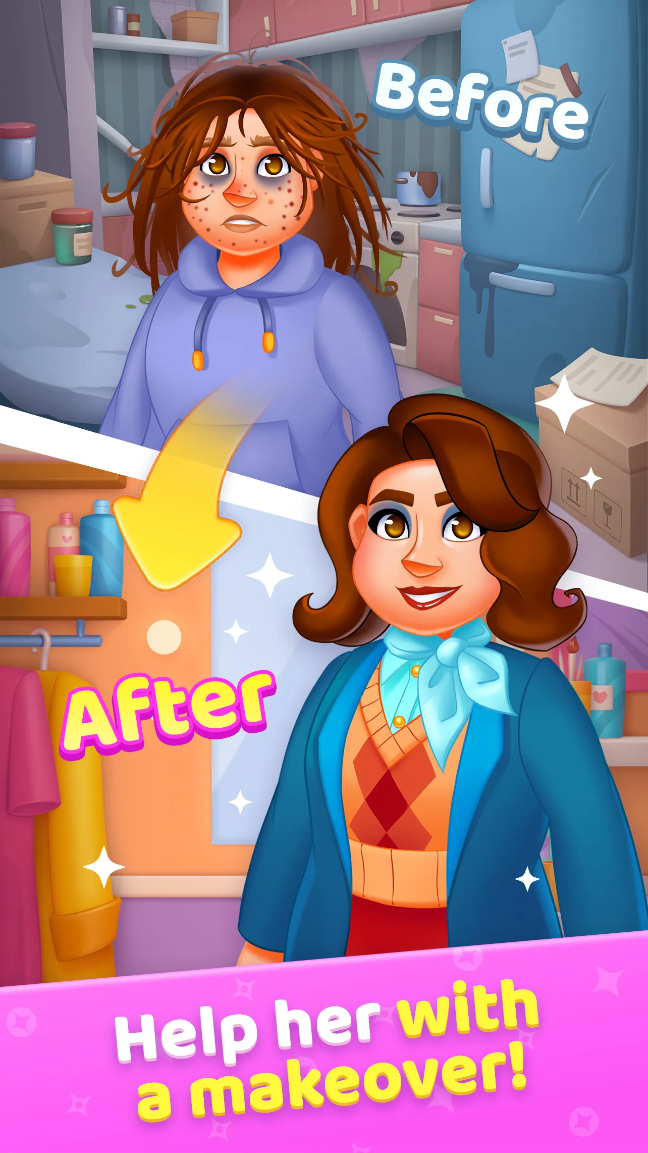 Merge Makeover: makeup games | Indus Appstore | Screenshot