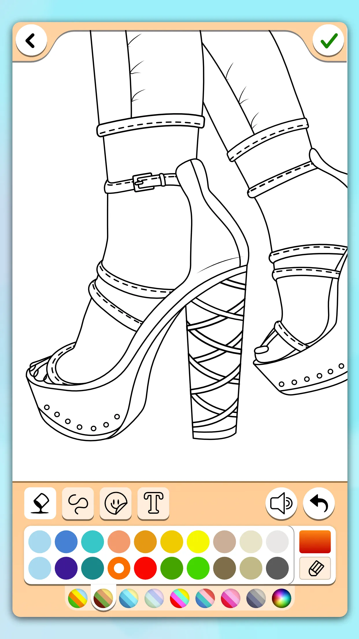 Fashion Coloring Pages | Indus Appstore | Screenshot