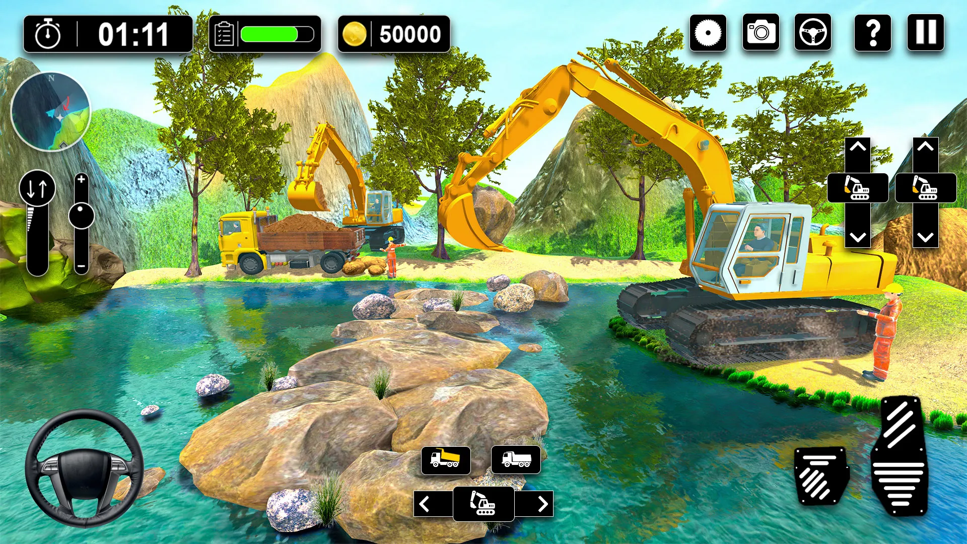 Heavy Sand Excavator 3D Sim | Indus Appstore | Screenshot