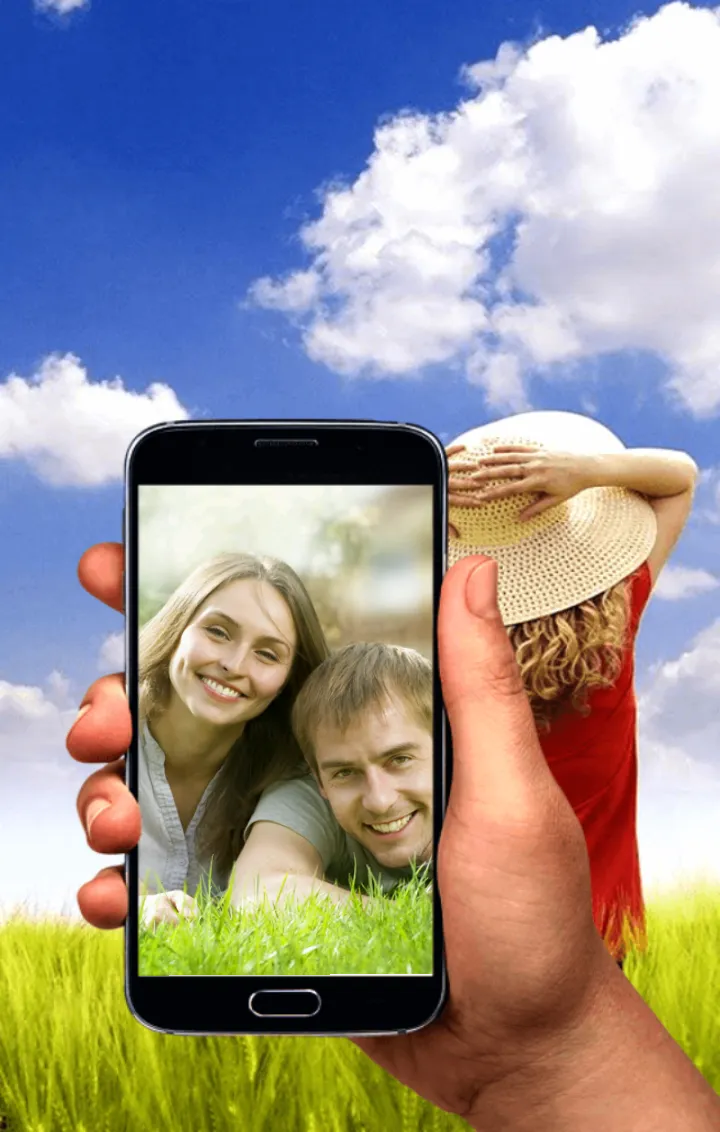 Mobile Phone Photo Frames | Indus Appstore | Screenshot