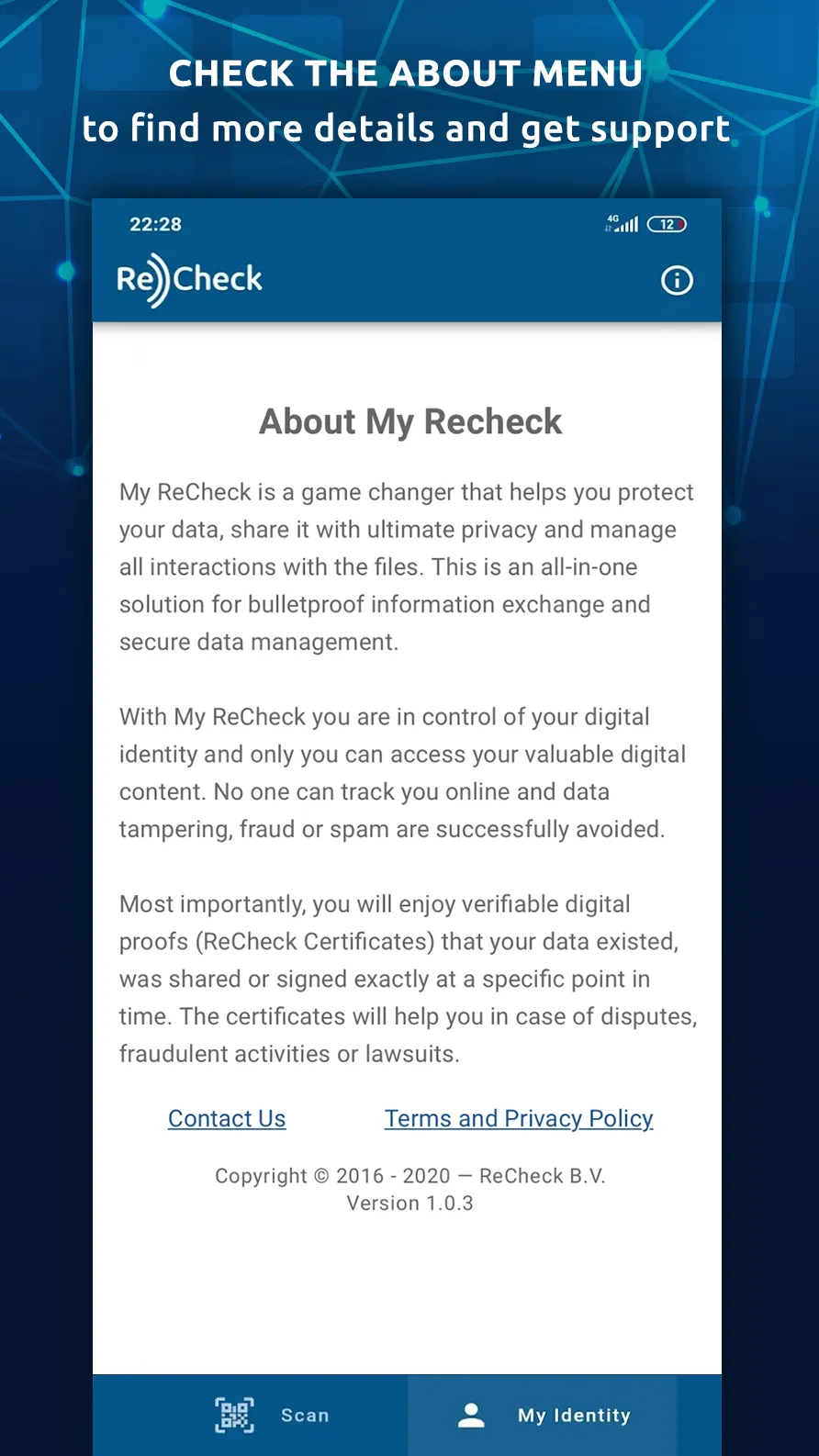 My ReCheck | Indus Appstore | Screenshot