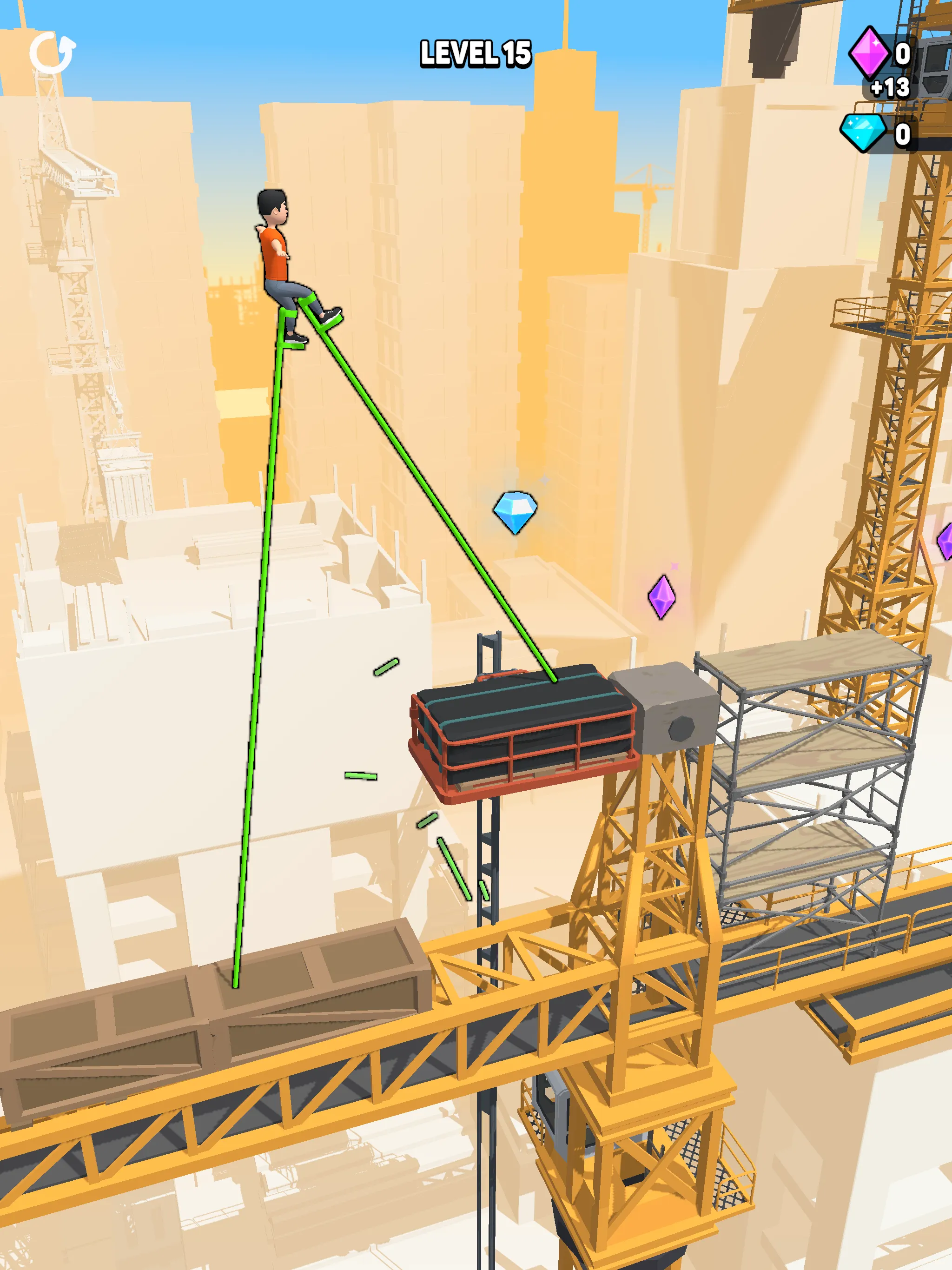 Stilts Run: Walk & Step Over | Indus Appstore | Screenshot