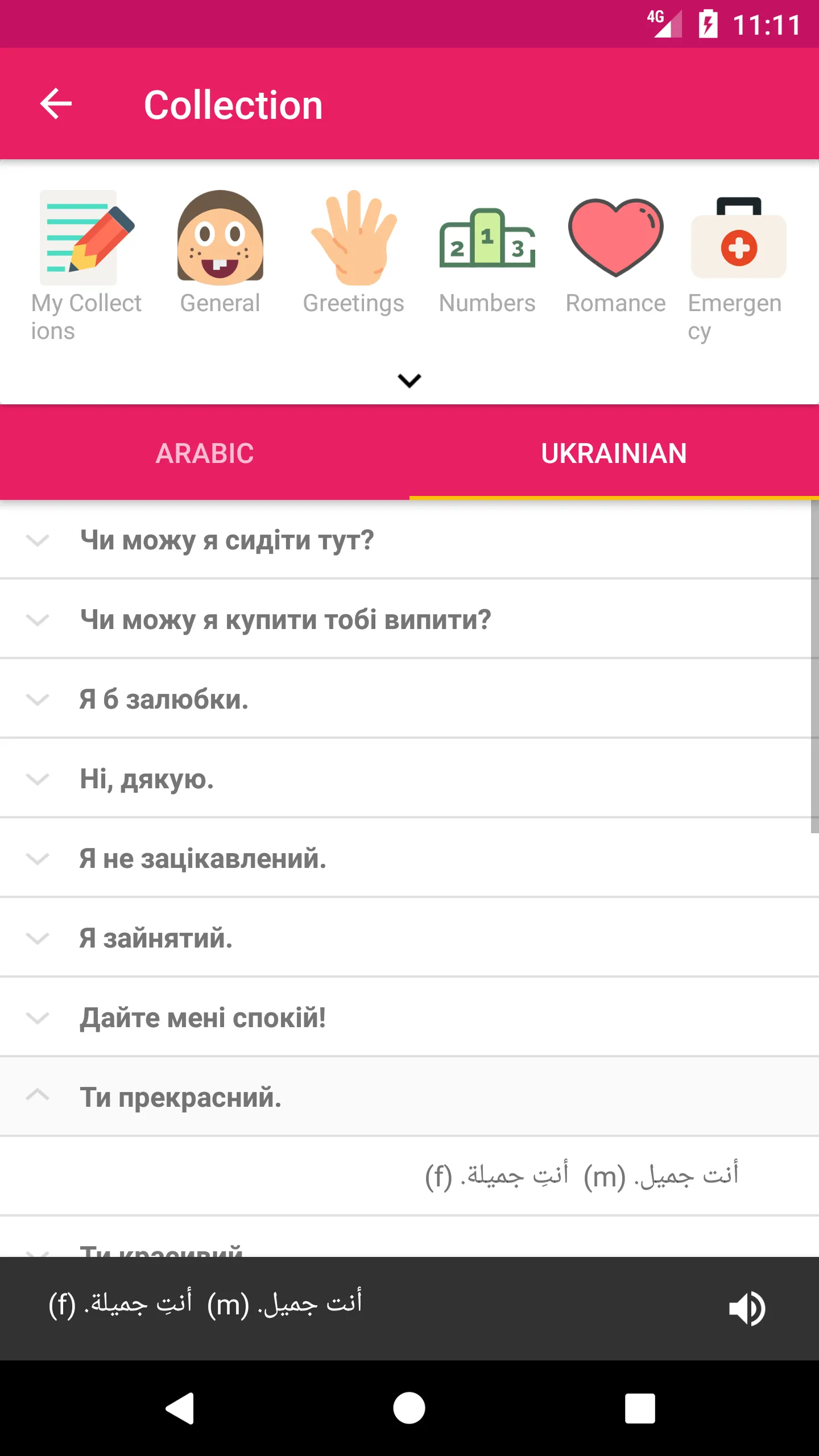 Arabic Ukrainian Dictionary | Indus Appstore | Screenshot