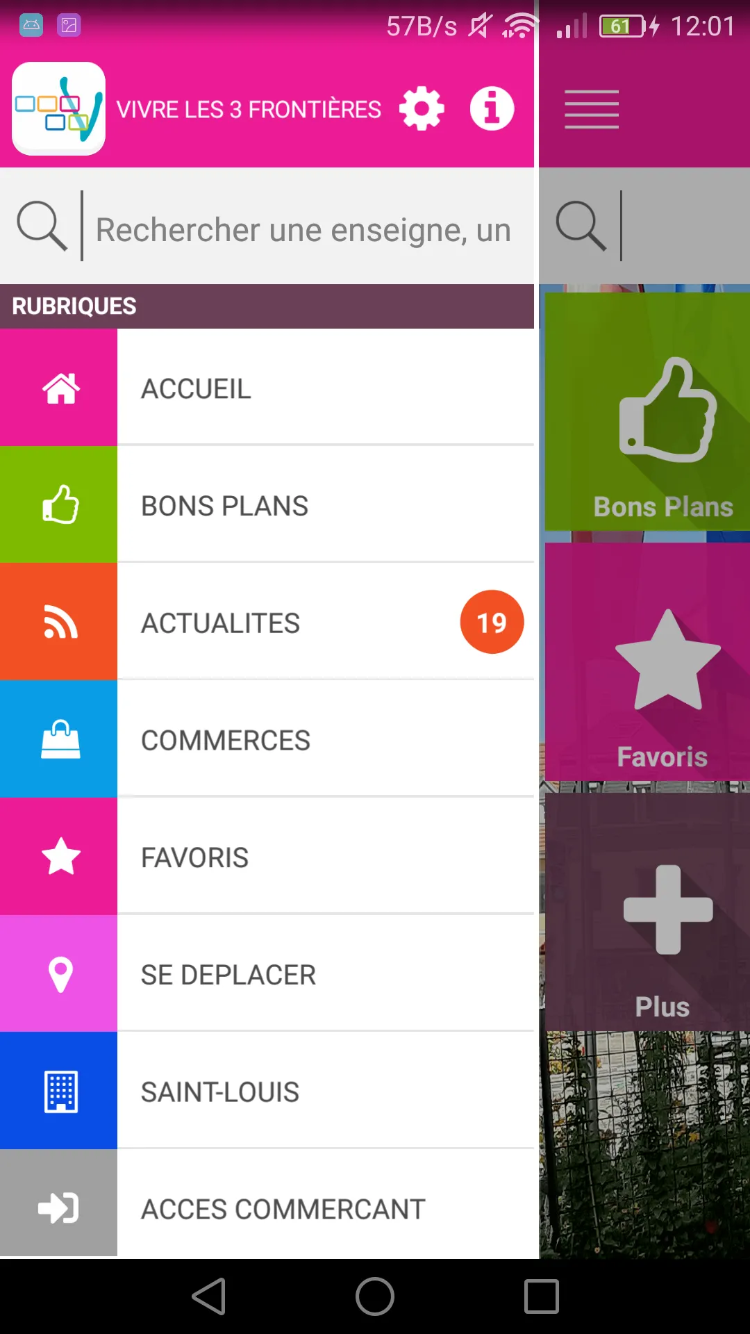 Vivre les 3 frontières | Indus Appstore | Screenshot