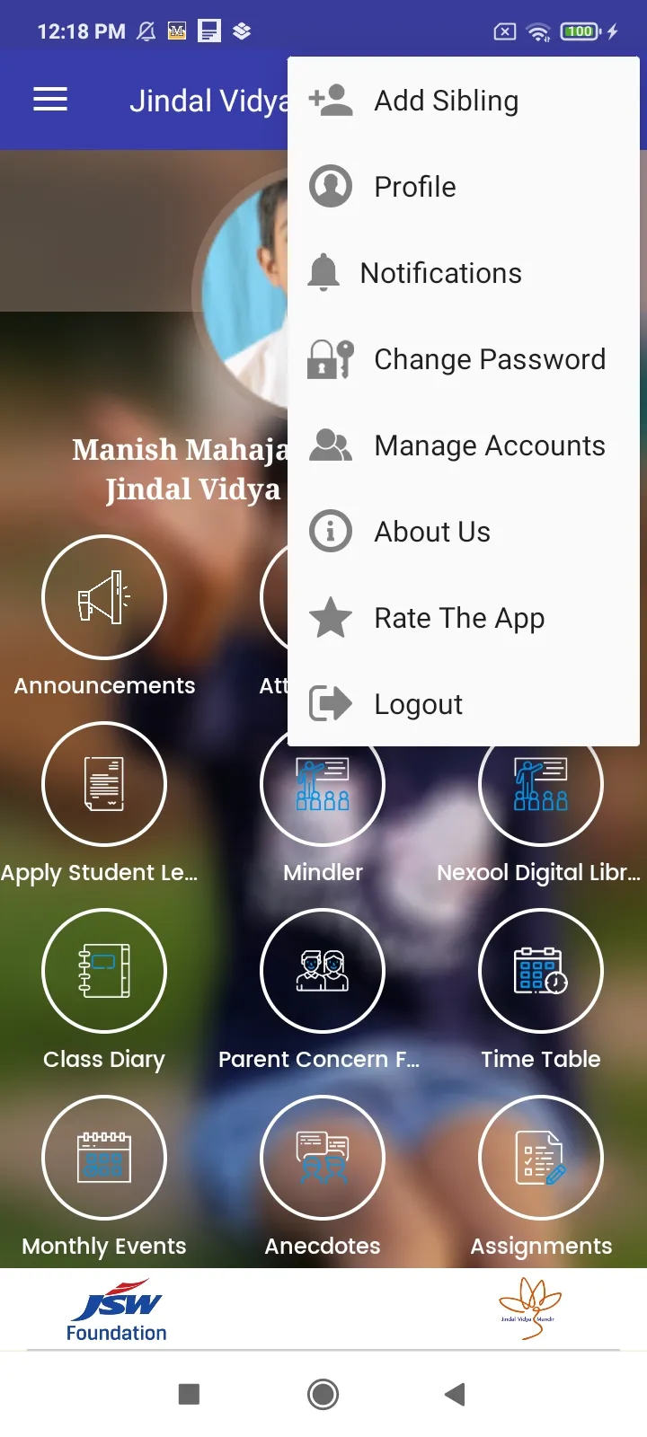 JVM Parent App | Indus Appstore | Screenshot