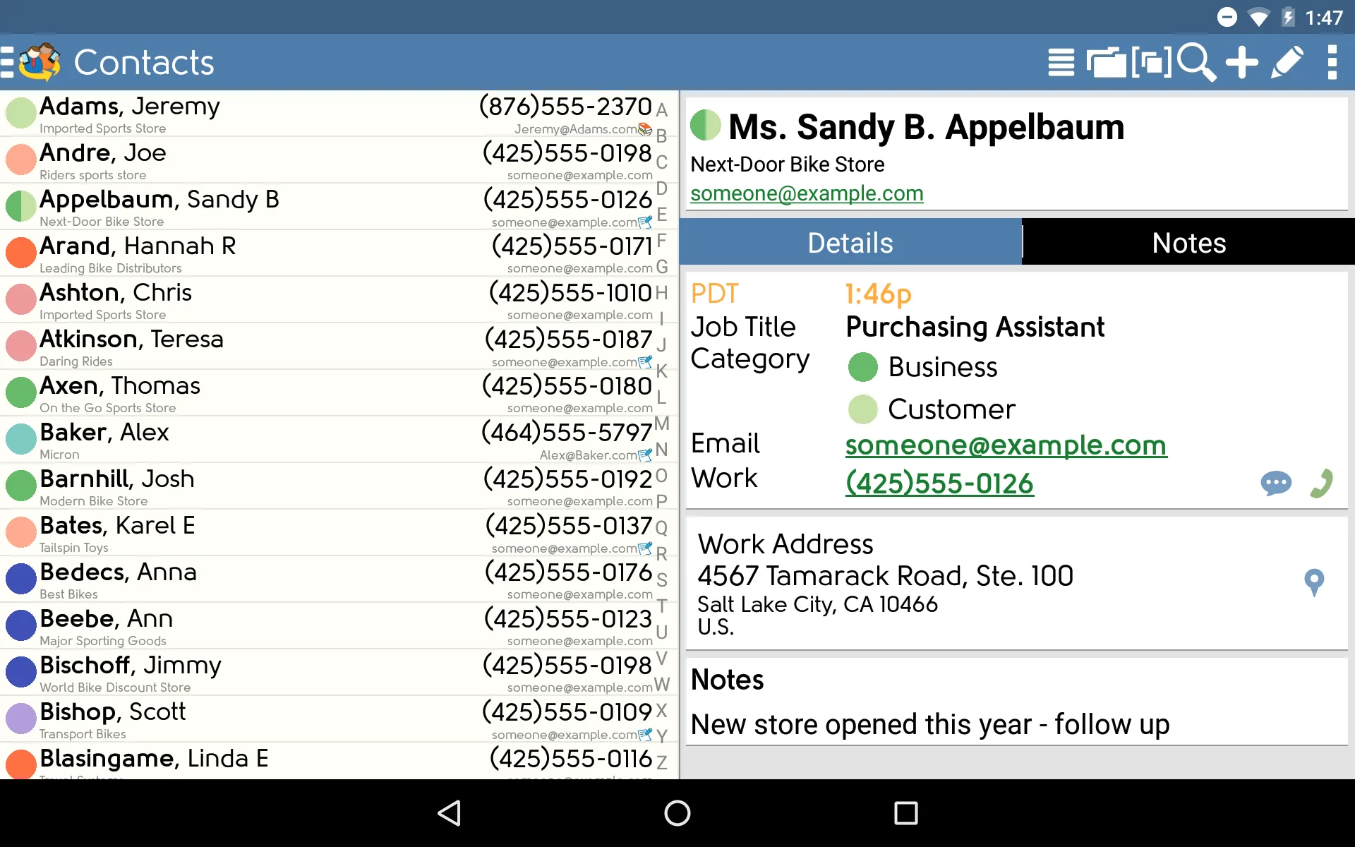 DejaOffice CRM with PC Sync | Indus Appstore | Screenshot