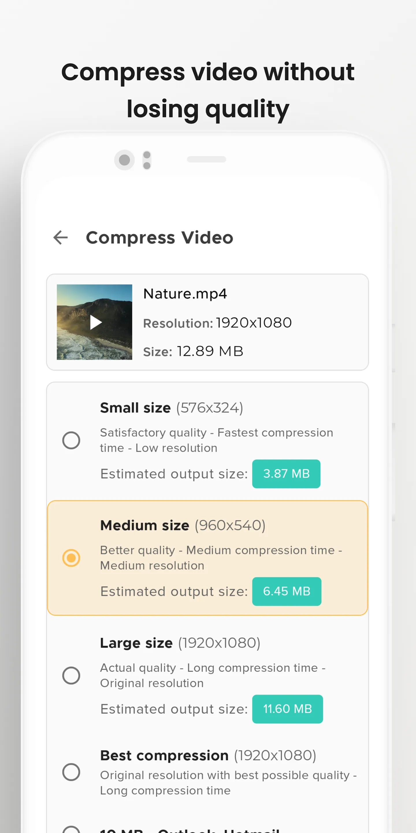 HD Video Converter, Compressor | Indus Appstore | Screenshot