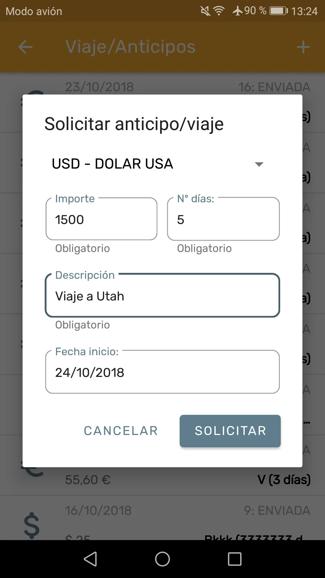 Gersoft UApp - Notas de gastos | Indus Appstore | Screenshot