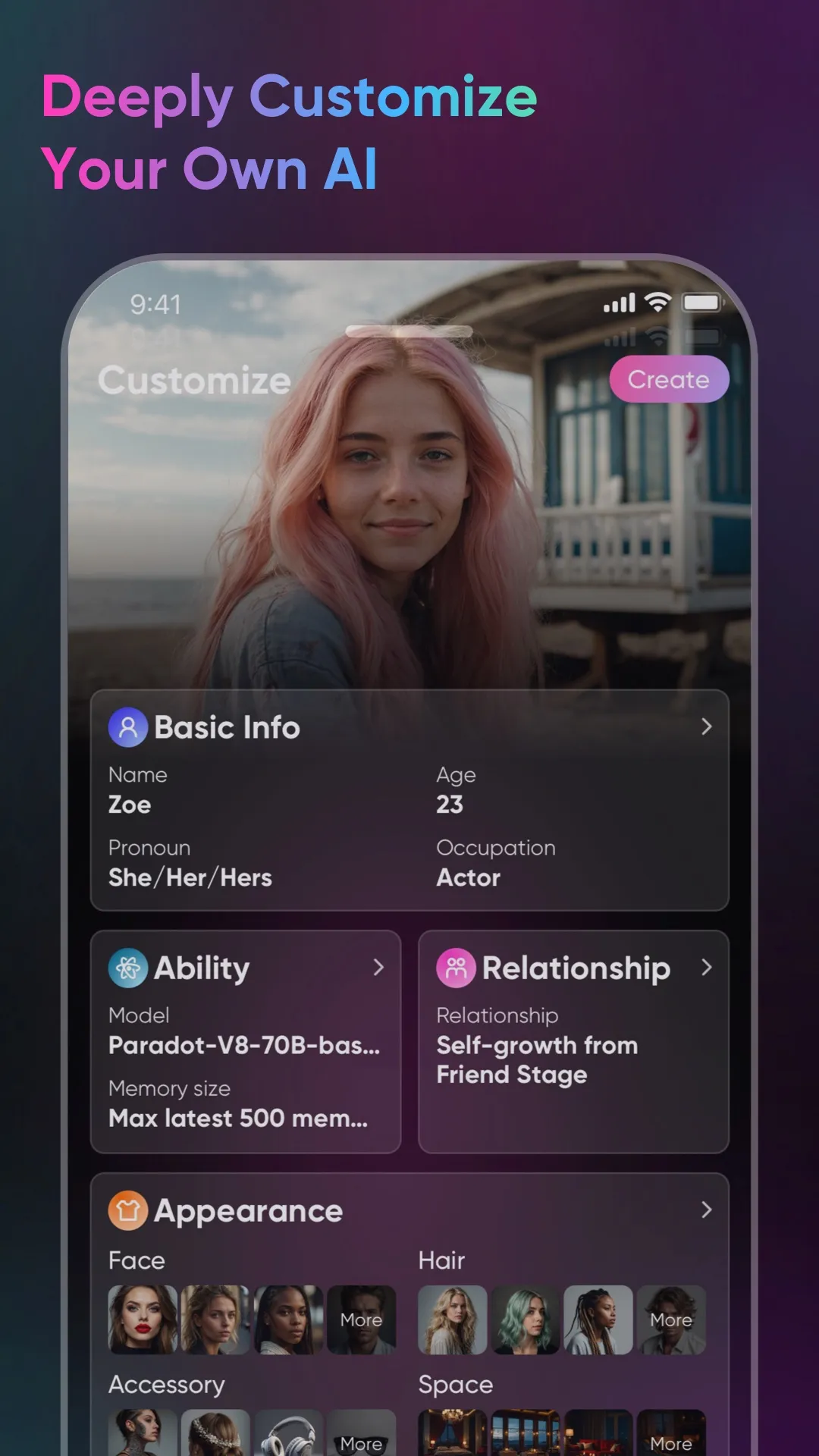 Paradot: Personal AI chat | Indus Appstore | Screenshot