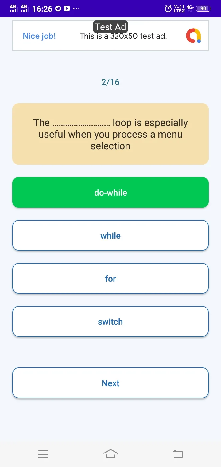 Java Quiz Questions Answers | Indus Appstore | Screenshot