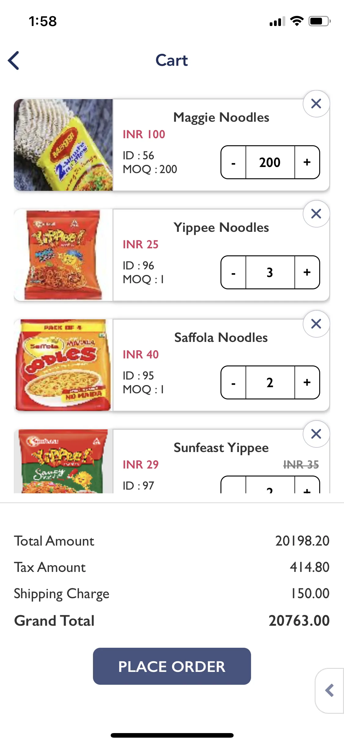 Storimart Salesman Ordering | Indus Appstore | Screenshot