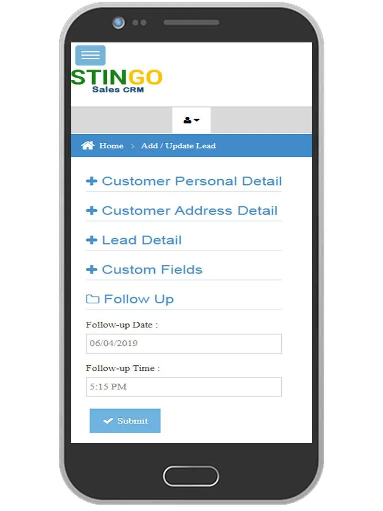 STINGO Cloud Telephony CRM | Indus Appstore | Screenshot