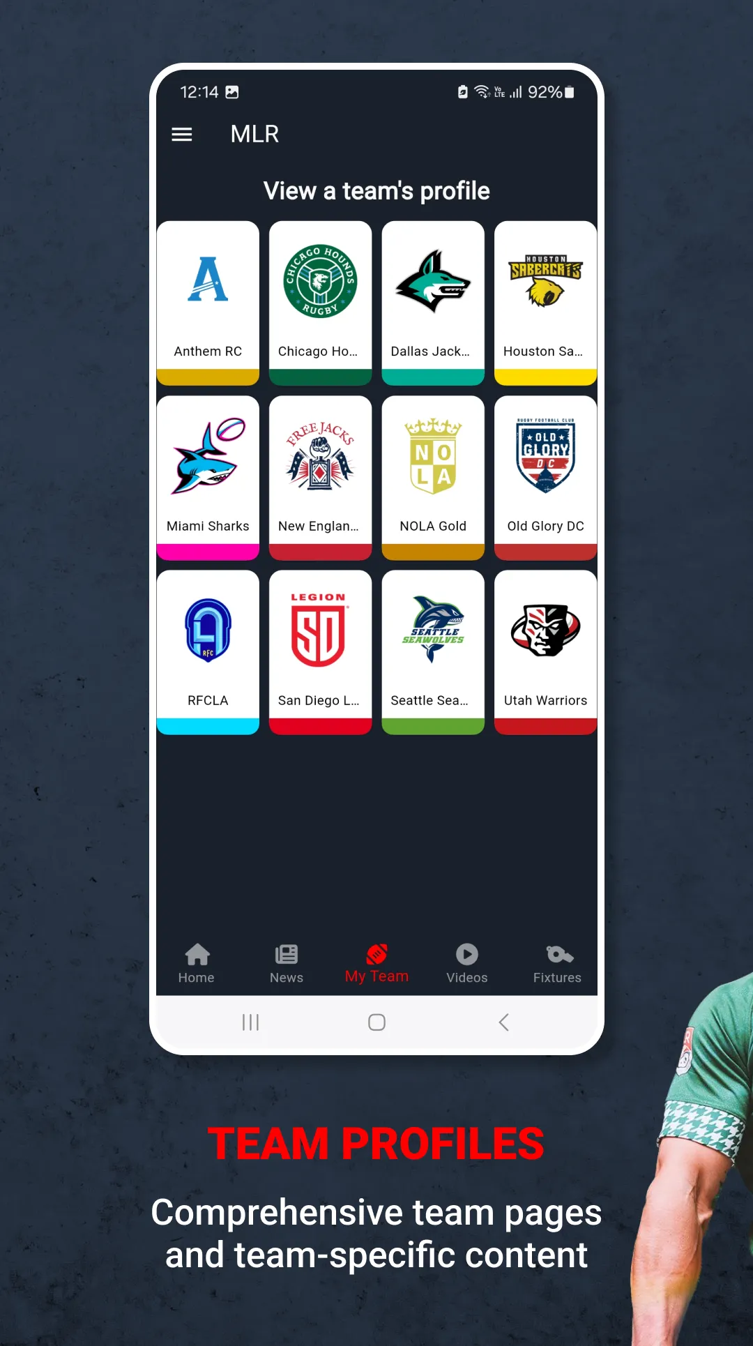 Major League Rugby | Indus Appstore | Screenshot