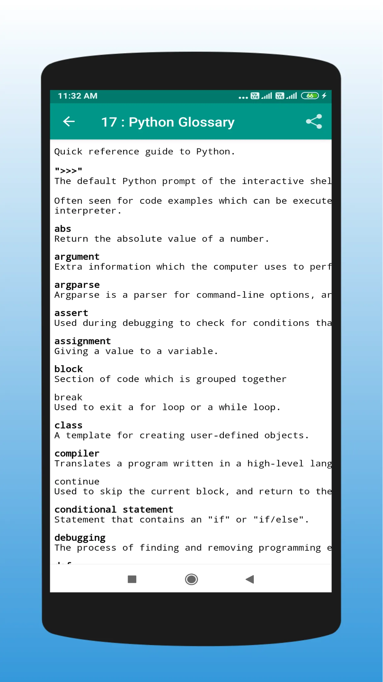 Learn Python Offline | Indus Appstore | Screenshot