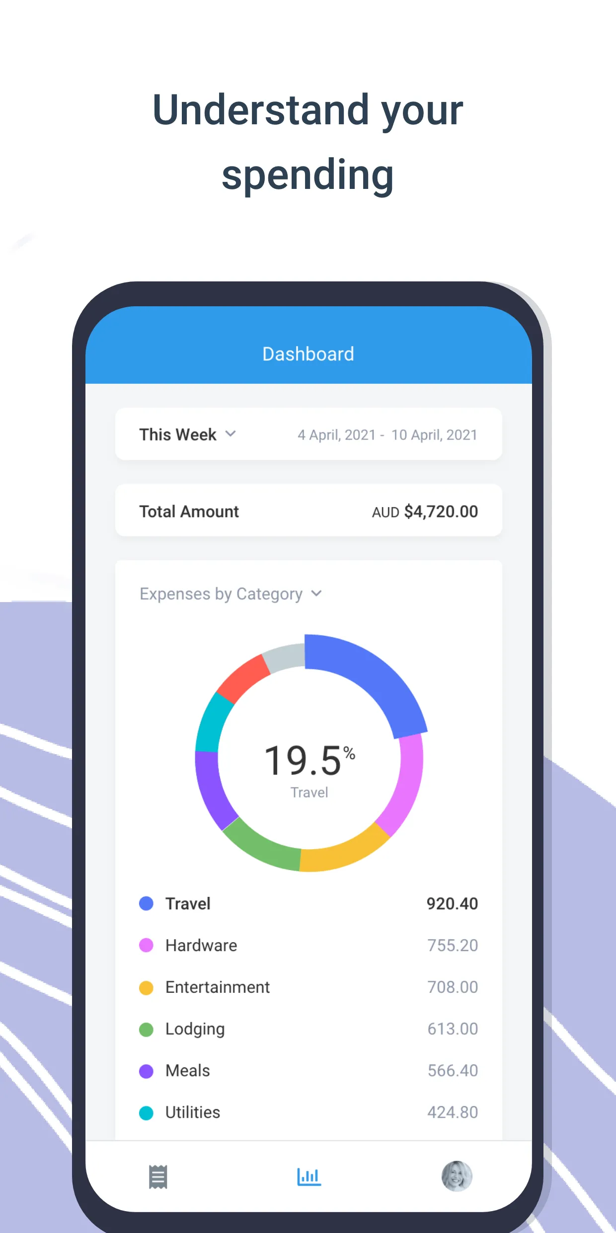 Avaza Expenses | Indus Appstore | Screenshot