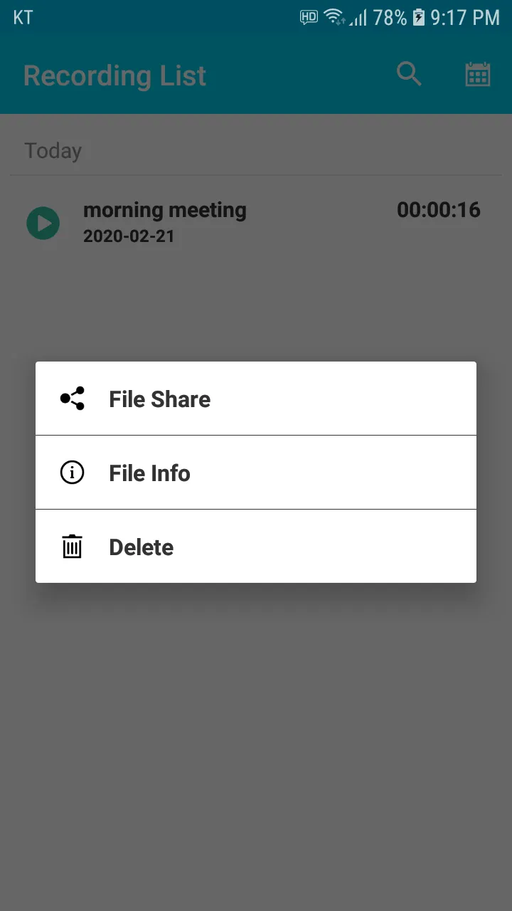 Simple Voice Recorder, Calenda | Indus Appstore | Screenshot