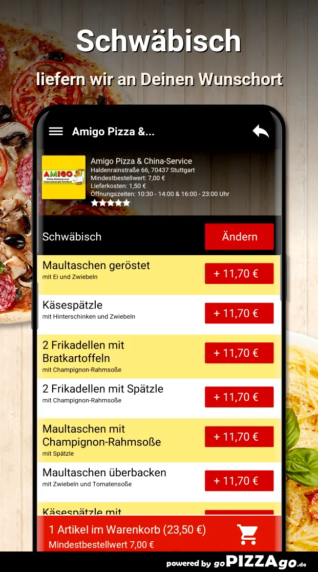 Amigo Pizza - China-Service St | Indus Appstore | Screenshot