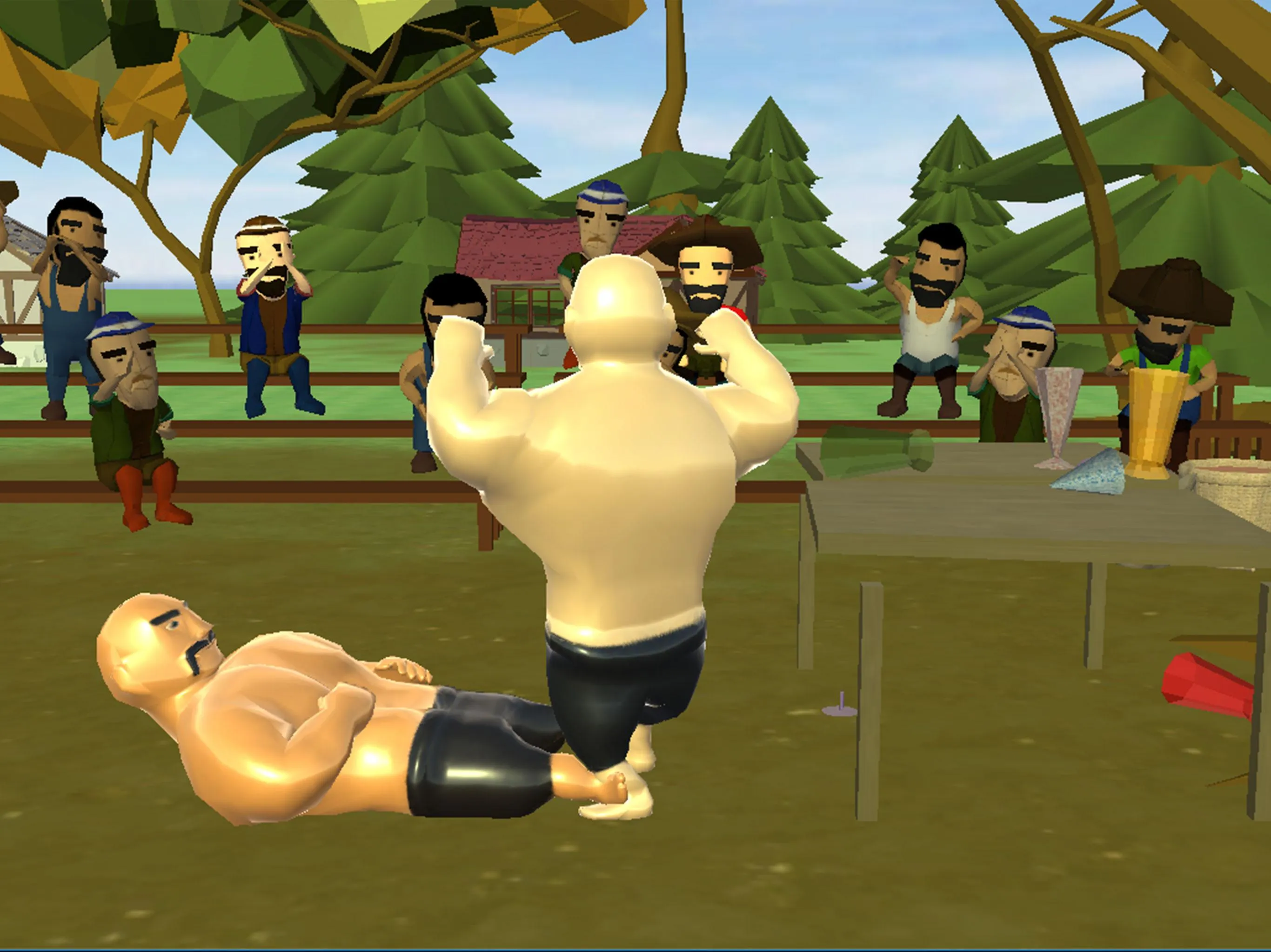 Oil Wrestling - 2 Player | Indus Appstore | Screenshot