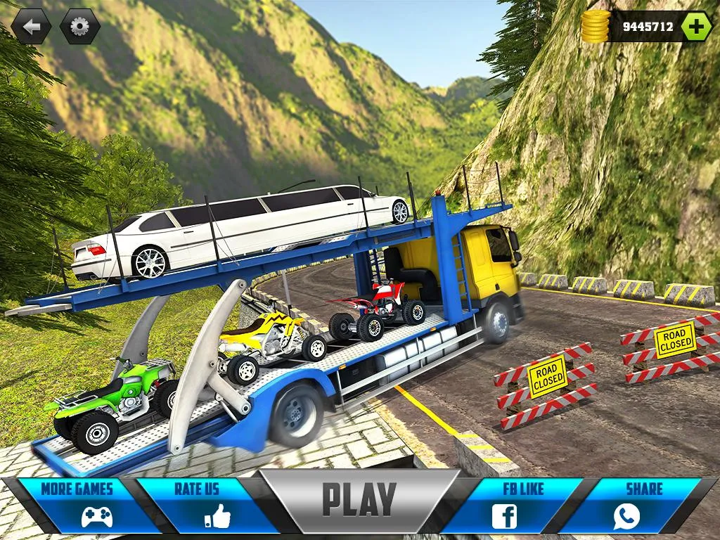 Car Transporter Cargo Truck | Indus Appstore | Screenshot