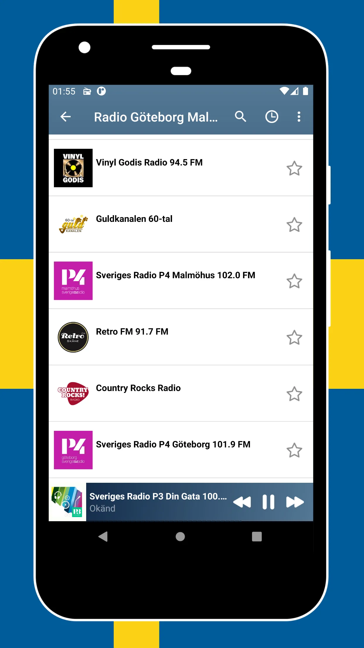 Radio Sweden FM - DAB Radio | Indus Appstore | Screenshot