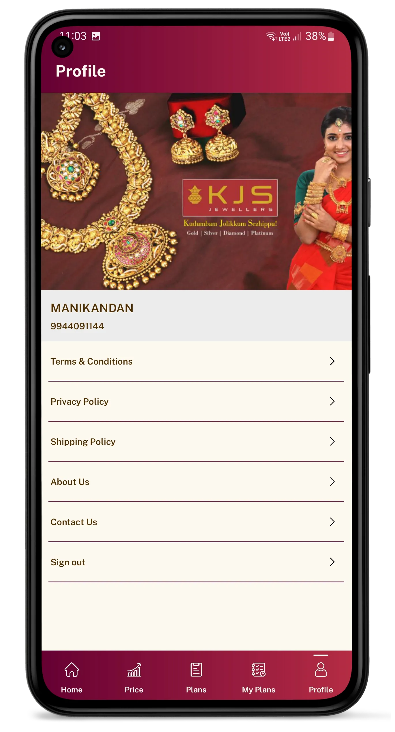 KJS Jewellers | Indus Appstore | Screenshot