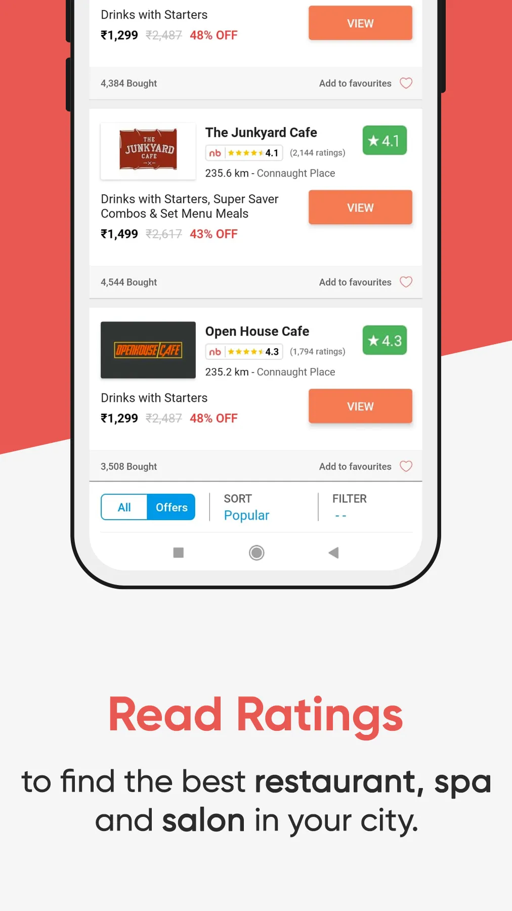 nearbuy - Food Spa Salon Deals | Indus Appstore | Screenshot