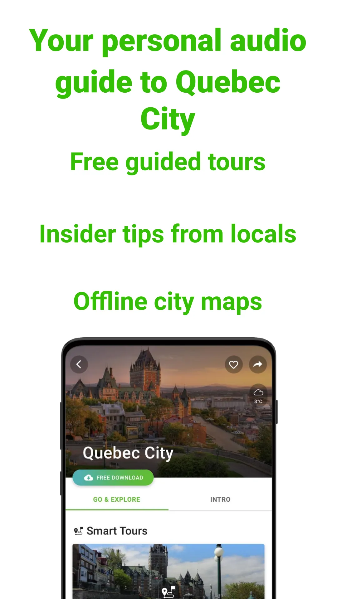 Quebec City SmartGuide | Indus Appstore | Screenshot