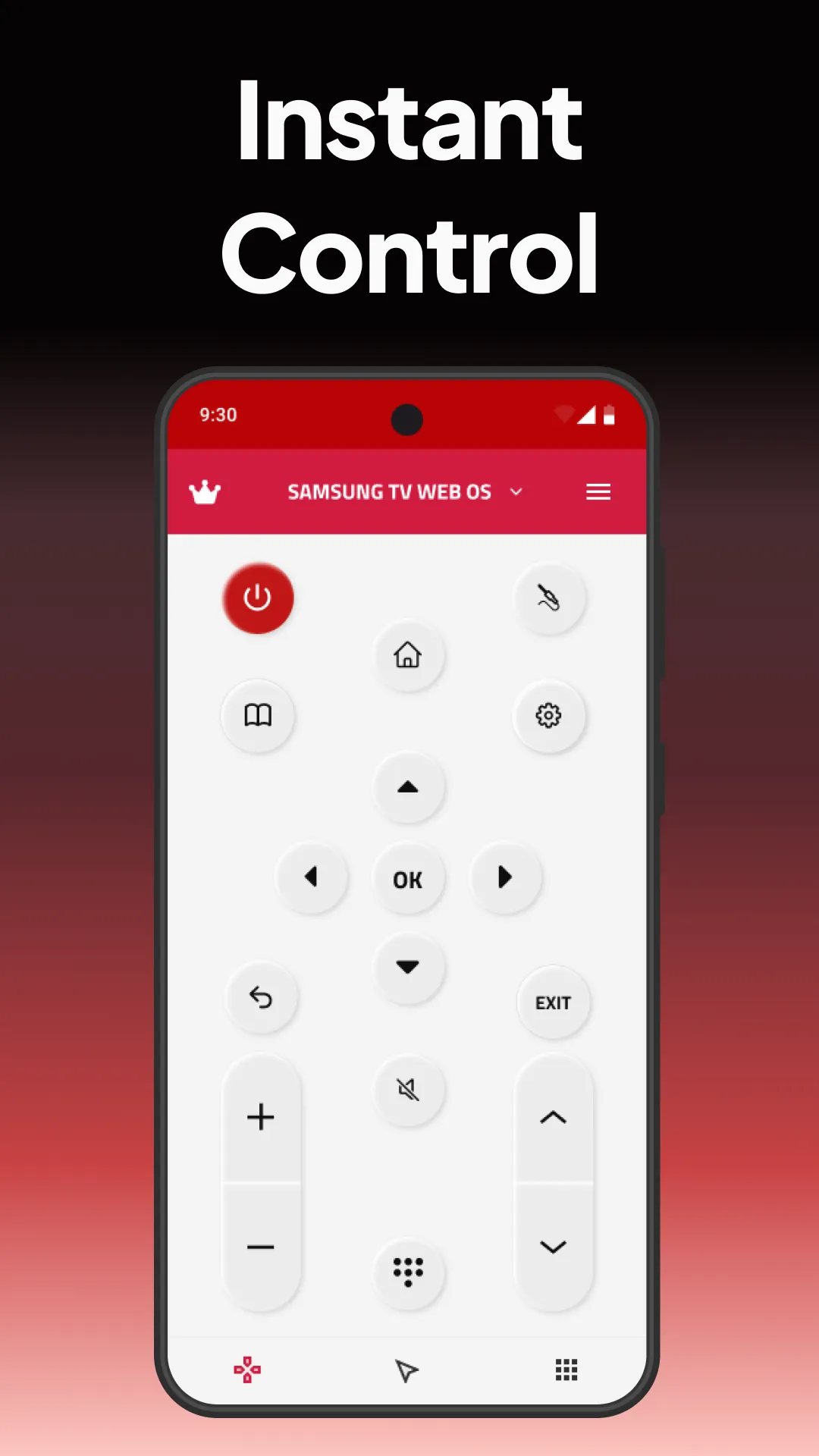 Samsung SmartTV Remote Control | Indus Appstore | Screenshot